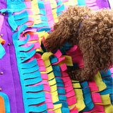Dog Pet Nose Training Blanket Game Feeding Cushion Sniffing Pad Toys  Snuffle Mat