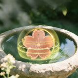 Copper Bird Bath Cleaning Disc for All-Season Outdoor Birdbaths Flower Shape