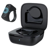 Bluetooth Remote Control TikTok Kindle Page Turner Bluetooth Ring Button for iPhone Android Black