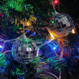20Pcs Christmas Mirror Disco Balls – Hanging Decorations for Party Wedding and DIY Crafts