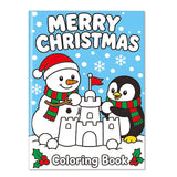 10Pcs Santa Snowman Christmas Coloring Books Holiday Gift for Boys Girls