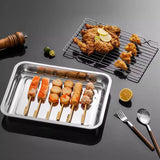 Crisper Pan and Rack Set Stainless Steel for Oven Baking Grilling