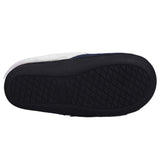 Warm Knit House Slippers for Women Comfy Slippers Indoor Outdoor Soles Dark Navy