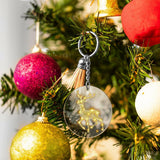 120 PCS Clear Acrylic Blank Keychain Pendant DIY Craft Set