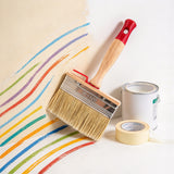 Thickened Paint Brush 3cm Square PET Bristle for Wall Door Medium