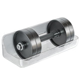 2Pcs No-Drill Acrylic Shower Caddy Wall Mount Storage Organizer Shelf
