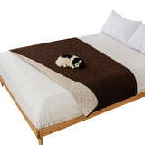 Water Resistant Pet Blanket Furniture Protector Washable Pet Couch Cover for Dogs Cats Indoor Outdoor Coffee