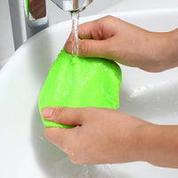 Extendable Windshield Cleaning Tool Set Car Window Microfiber Cleaner with 4 Replacement Microfiber Pads Gree