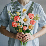 Wildflower Bouquet Building Blocks – Creative DIY Flower Model Toy Set for Home Decoration