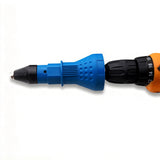 Rivet Tool Adapter Conversion Head Compatible with Electric Drills