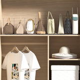 Adjustable Closet Shelf Dividers Transparent Shelf Dividers for Handbags Purse Clothes Books