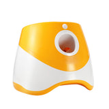Automatic Fetch Ball Launcher Dog Toy with 3 Balls 3 Range Modes Orange
