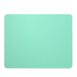 Flexible Silicone Mouse Pad Smooth Water Resistant Desk Mat with Non-Slip Base for Office Home Green