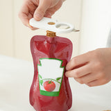 2 Pcs 5 in 1 Jar Bottle Can Opener Easy Attach Storage White