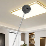 Adjustable Ceiling Fan Cleaner Duster Microfiber Duster for Walls Door Window Top Cleaning Gray