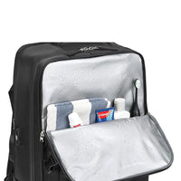 Expandable Travel Backpack Large Water-Resistant Carry on Backpack with Shoe Compartment Black