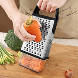 Cheese Grater With Container Box Grater Stainless Steel Graters for Kitchen
