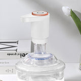 Portable Electric Water Bottle Pump Automatic Dispenser For Home Kitchen - White