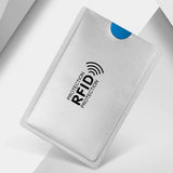 30 PCS Slim RFID Card Sleeves – Credit & ID Protector Wallet Shields Silver