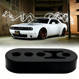 4PCS Universal Black Rubber Exhaust Hanger Mount Brackets for Sedan SUV Truck Van