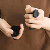 2Pcs Anti-Slip Workout Grips Ergonomic Weightlifting Gloves for Pull-Ups Gym Training and Exercise Black