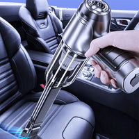 Cordless Handheld Vacuum Cleaner Home Car Dust Blower Dust Blower Mini Air Duster Grey