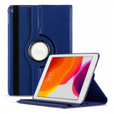 360 Degree Rotating PU Leather Case Compatible With iPad 10th and 11th Gen A16 Dark Blue