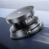 Wireless Car Charger Suction Phone Mount for Dashboard