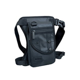 Men's Tactical Leg Bag Drop Legs Belt Pack Waist Bag for Travel Riding Hiking Gray