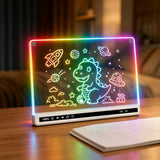 LED Drawing Board Rechargeable 8 Colors 10 Modes for Boys Girls