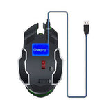 Dual Modes Wireless Mouse 2.4Ghz/Bluetooth RGB Backlit Rechargeable Gaming Mouse Style 1