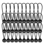50PCS Elastic Ball Rope Tie Ball Bungee Strap for Tarp Canopy Camping Tent Luggage