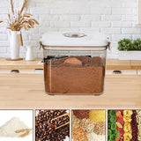 Vacuum Food Storage Container with Lid and Strainer Clear Food Storage Box with Pump for Vegetables Fruits Meat