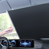 Rolled Up Sun Blind Car Window Shade for Side Window Home and Office