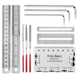 20PCS Luthier Guitar Care and Maintenance Tool Kit for Guitar Players
