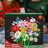 Flower Bouquet Building Blocks Advent Calendar – Christmas Gift Box