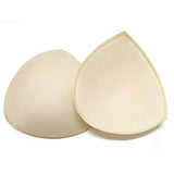 4 Pairs Foam Triangle Bra Inserts Replacement for Sports Bras Beige