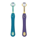 3 Sided Pet Toothbrush for Dogs and Cats Dental Cleaning