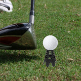 Reusable Plastic Golf Tees Lightweight for Indoor and Outdoor Golf Practice Black