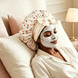 Satin Sleep Bonnet Hair Wrap For Women Sleeping Style 2