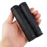 2PCS Bicycle Handlebar Grips – Rubber for MTB & BMX Black