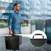 3Pcs Set Anti-Tracking Faraday Bags Anti-Theft Fireproof Bags with Reflective Strips