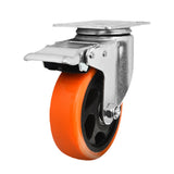 4 PCS Swivel Caster Wheels with Brake for Table Trailer Saw Table Stage Toolbox