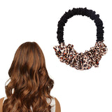 Heatless Curling Scrunchie No Heat Hair Roller for Long Hair  Leopard