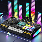 DJ Mixer Musical Toy with Mic & LED Lights