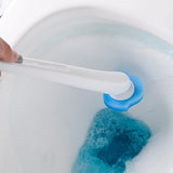 Toilet Brush Set with 16 Replaceable Heads for Bathroom Cleaning