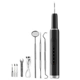 5-Mode Ultrasonic Eletric Teeth Cleaner Tartar Plaque Calculus Remover Black