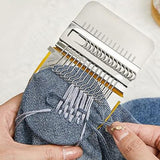 Mini Darning Loom Kit DIY Clothing Repair Kit with Darning Egg and Hook for Beginners
