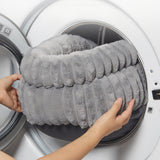 Donut Plush Pet Bed Soft Warm Nest for Cats Dogs Dark Gray