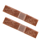 2 PCS Wig Grip Adjustable HeadBand Velvet Elastic Comfort Fastern Wig Band Brown